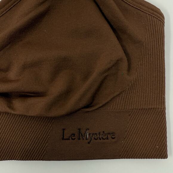 Le Mystère Seamless Comfort Bra Womens Small Bronzite Brown Wireless Stretch - Picture 6 of 9